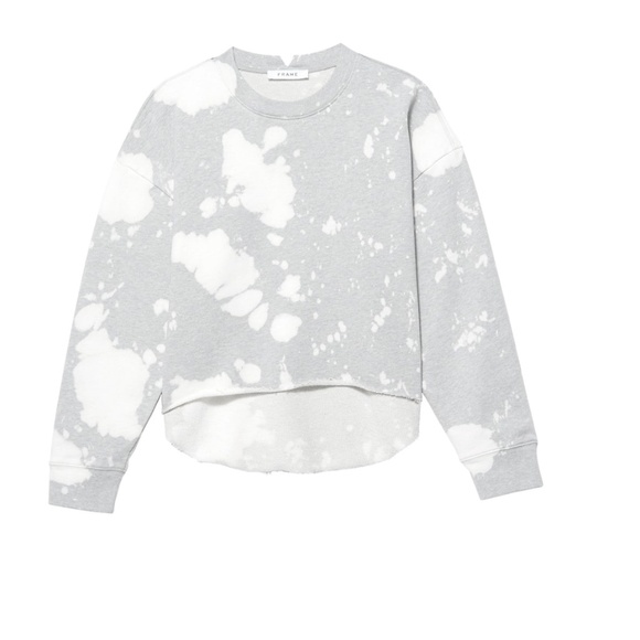 Frame Denim Tops - Frame Denim Easy Tie Dye Splatter Print sweatshirt XS